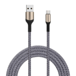 Cable metálico Carga Turbo 2M para Iphone y Android Z-200 Movisun KTS